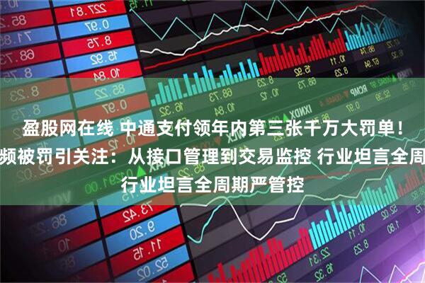 盈股网在线 中通支付领年内第三张千万大罚单！支付公司频被罚引关注：从接口管理到交易监控 行业坦言全周期严管控