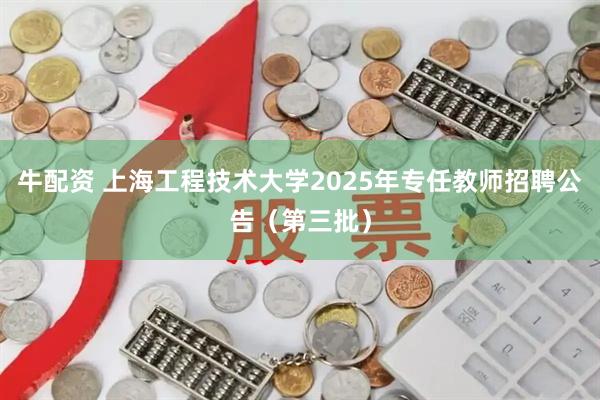 牛配资 上海工程技术大学2025年专任教师招聘公告（第三批）